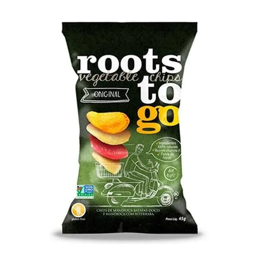 Batata frita roots to go original embalagem 45g
