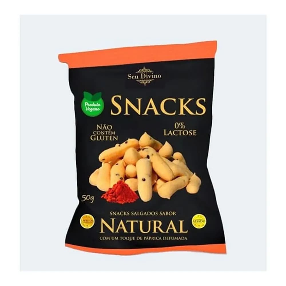 Snack seu divino vegano natural 50g