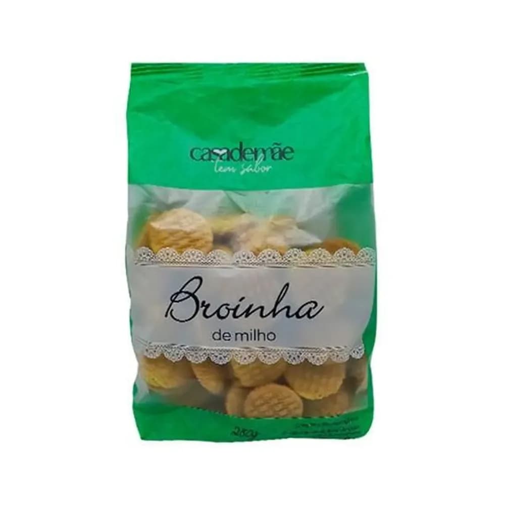 Biscoito broinha de milho casa de mae 280g