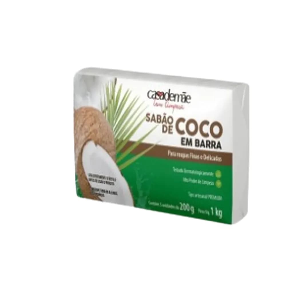 Sabao de coco casa de mae 1kg