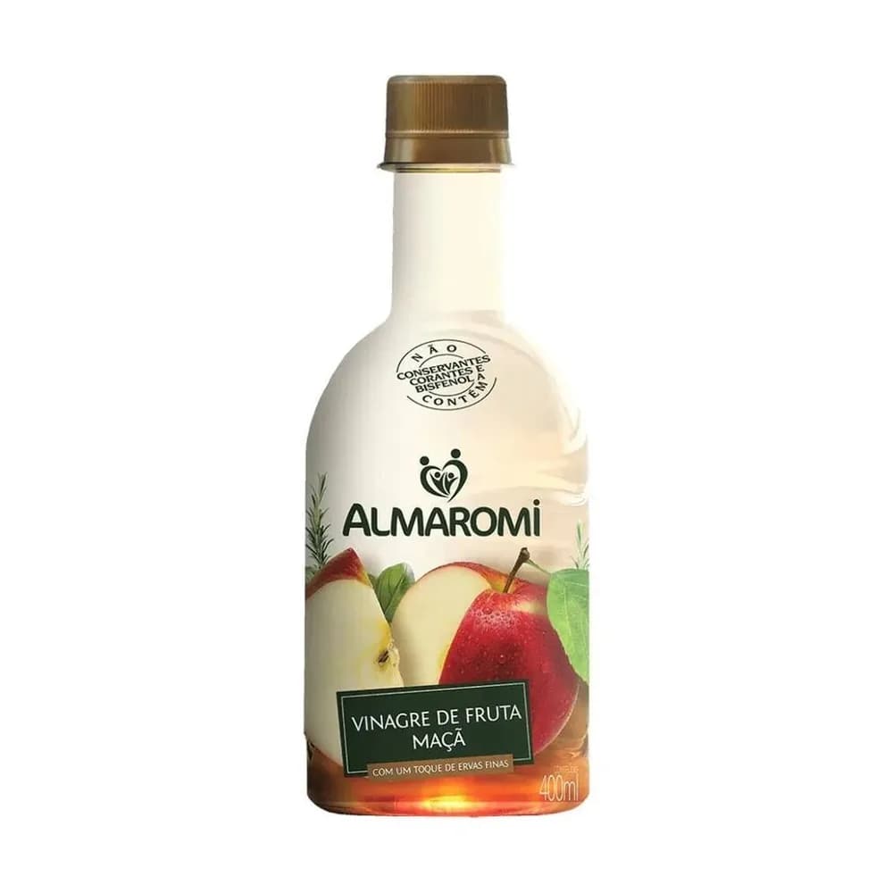 Vinagre de maca toque de ervas finas almaromi 400ml