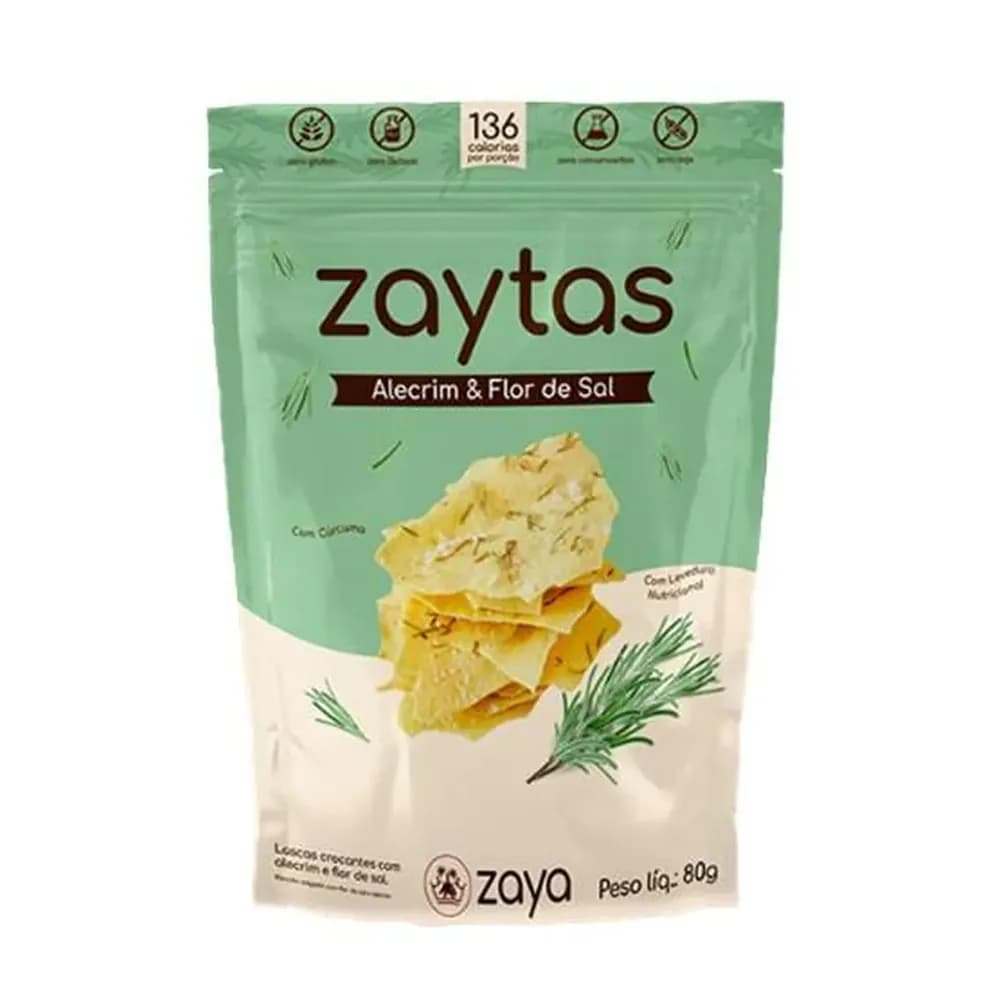 Zaytas alecrim e flor de sal zaya 80g