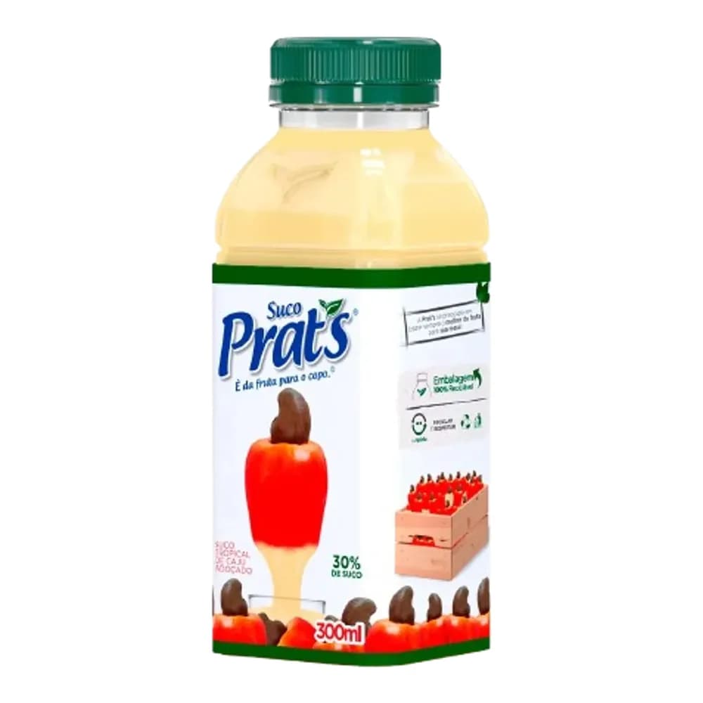 Suco caju prats garrafa 300ml