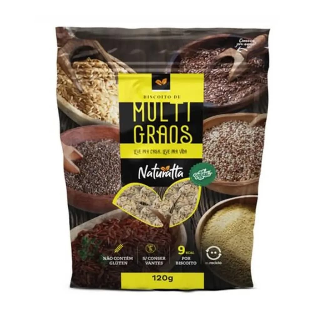 Biscoito multi graos naturatta 120g