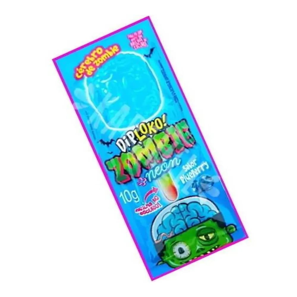 Pirulito dip loko zombie+neon 10g
