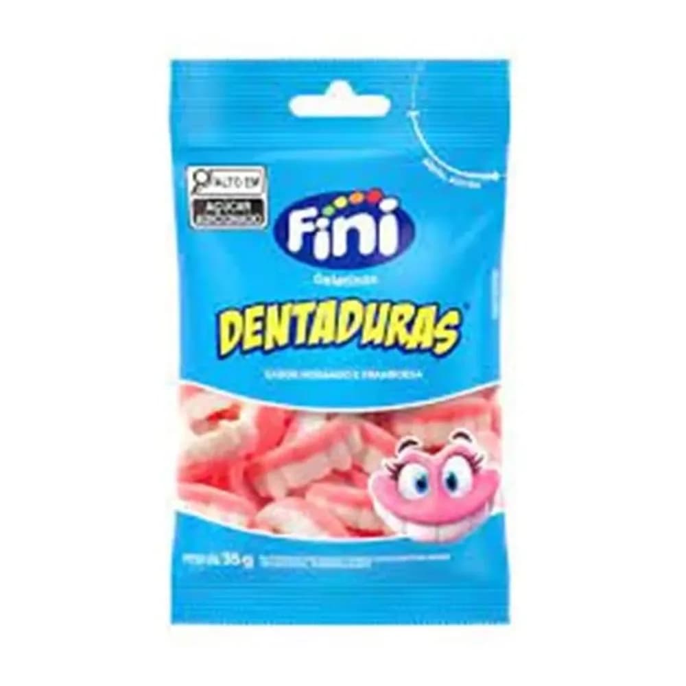 Bala de gelatina dentadura fini 35g