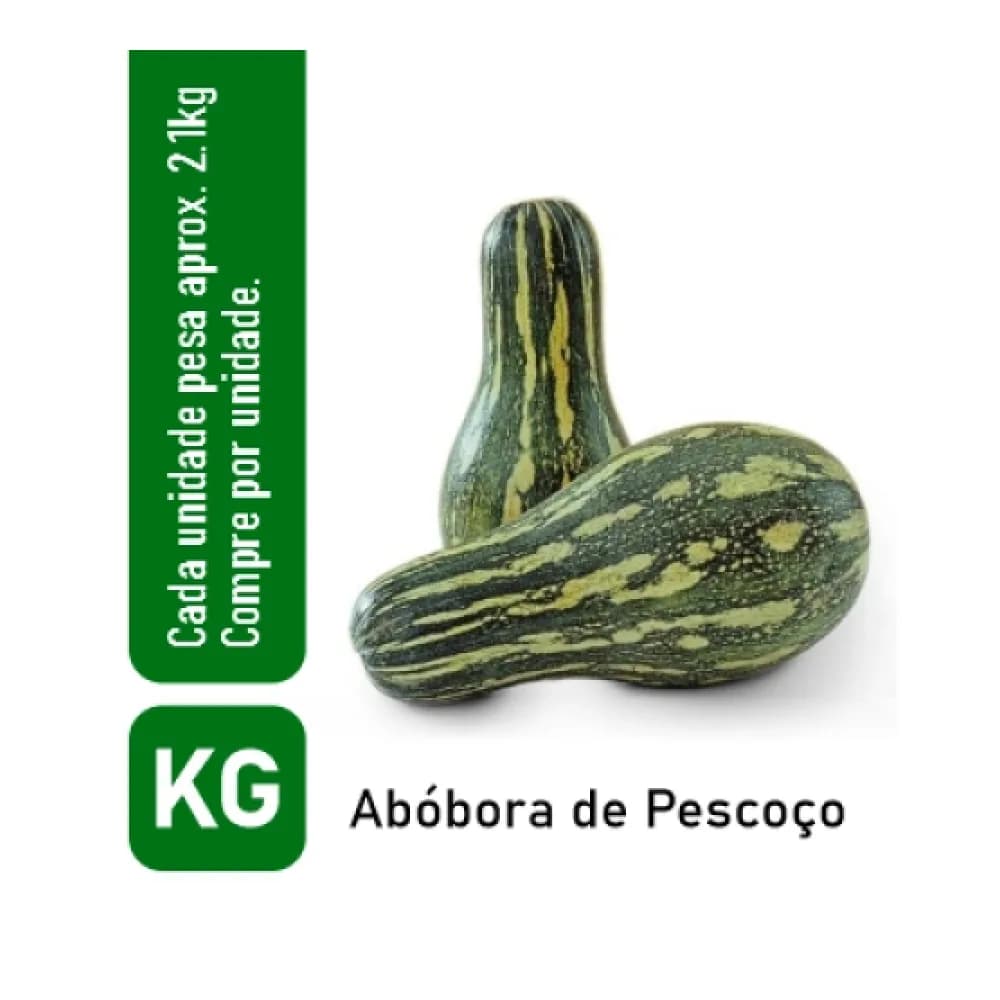 Abóbora de pescoço kg