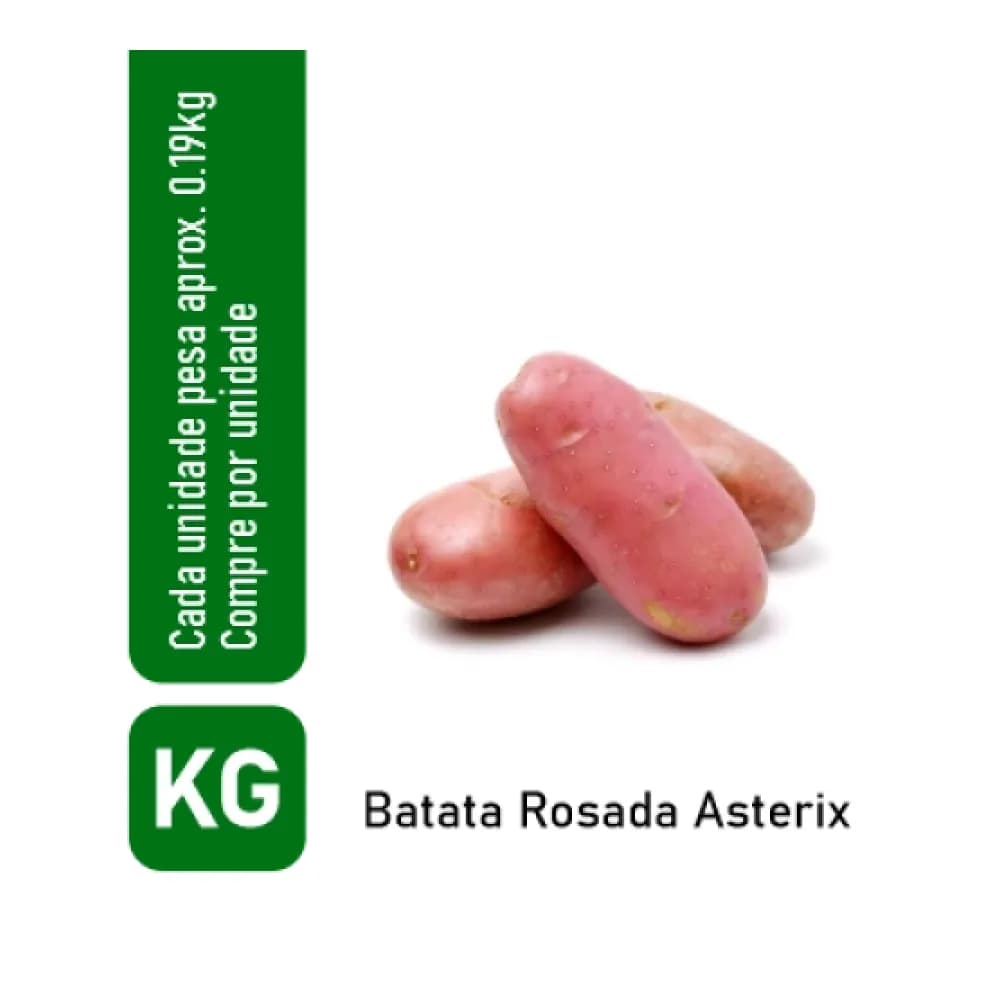Batata rosa asterix kg