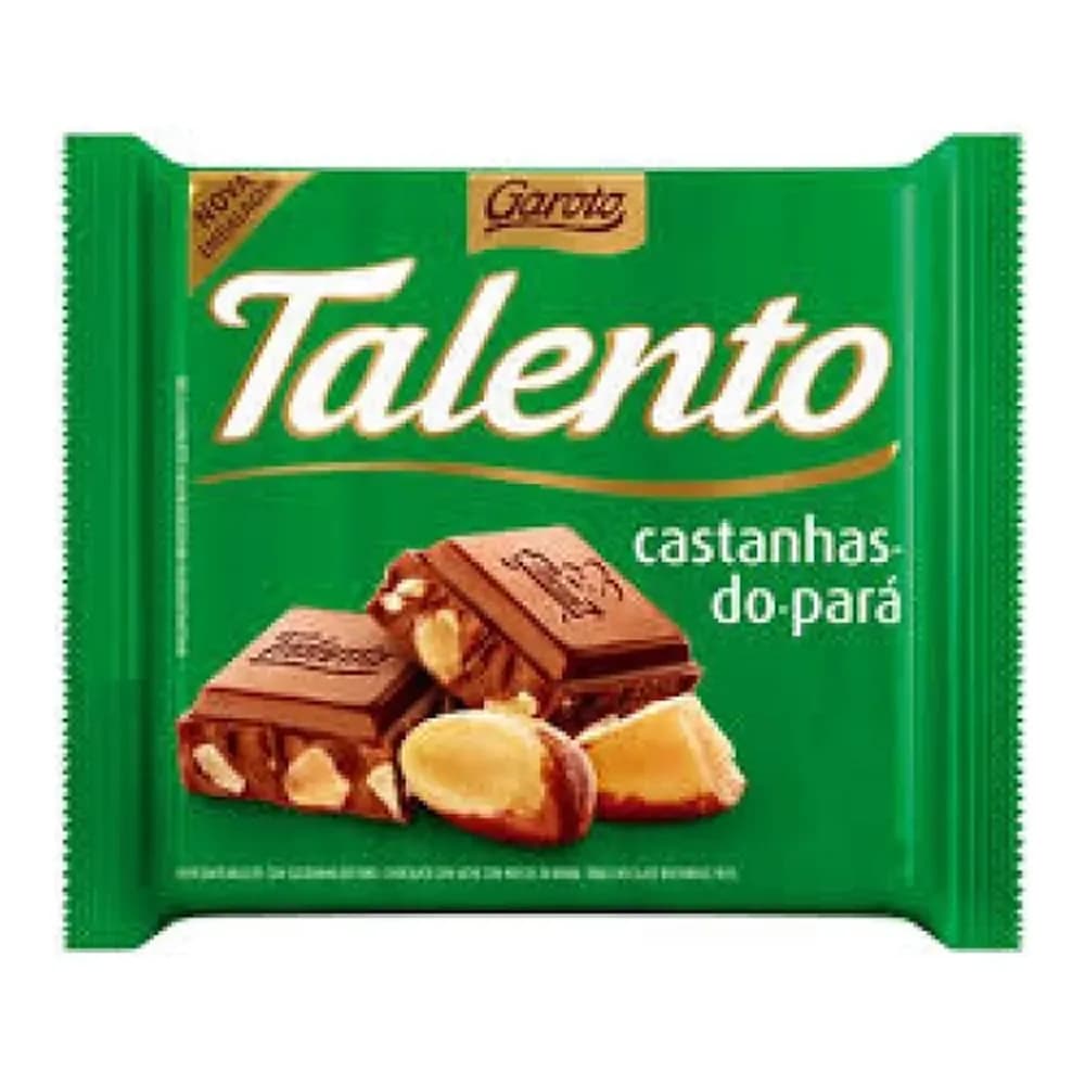Chocolate 25g talento garoto castanha