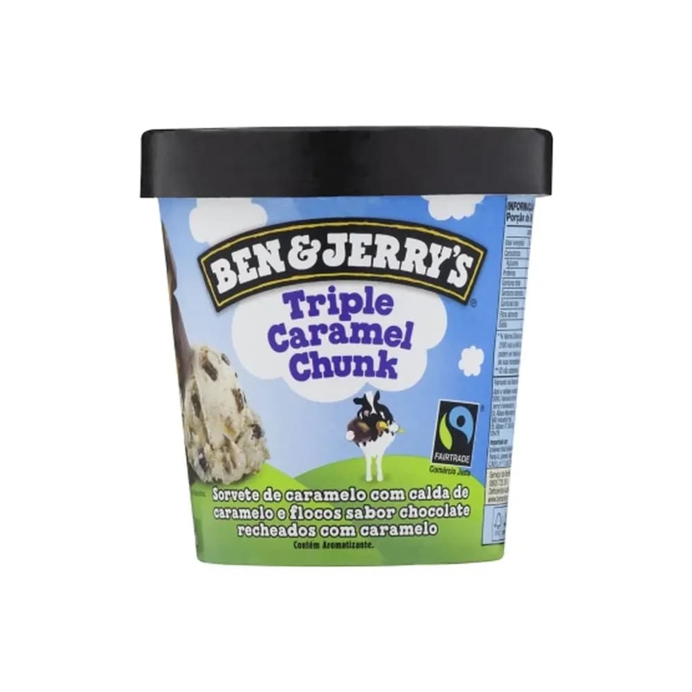 Sorvete ben jerrys sorv triple 458ml