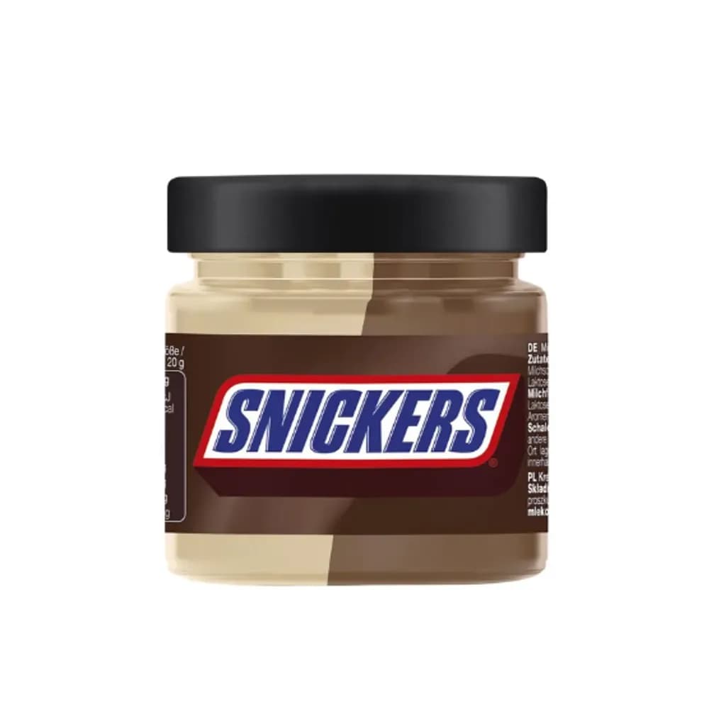 Creme de chocolate com amendoim snickers 200g duo