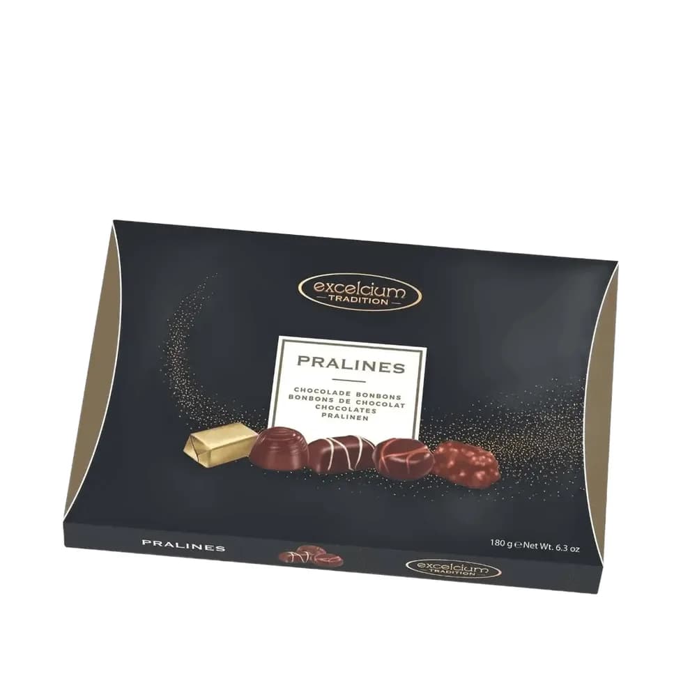 Bombom excelcium chocolate gold embalagem 180g