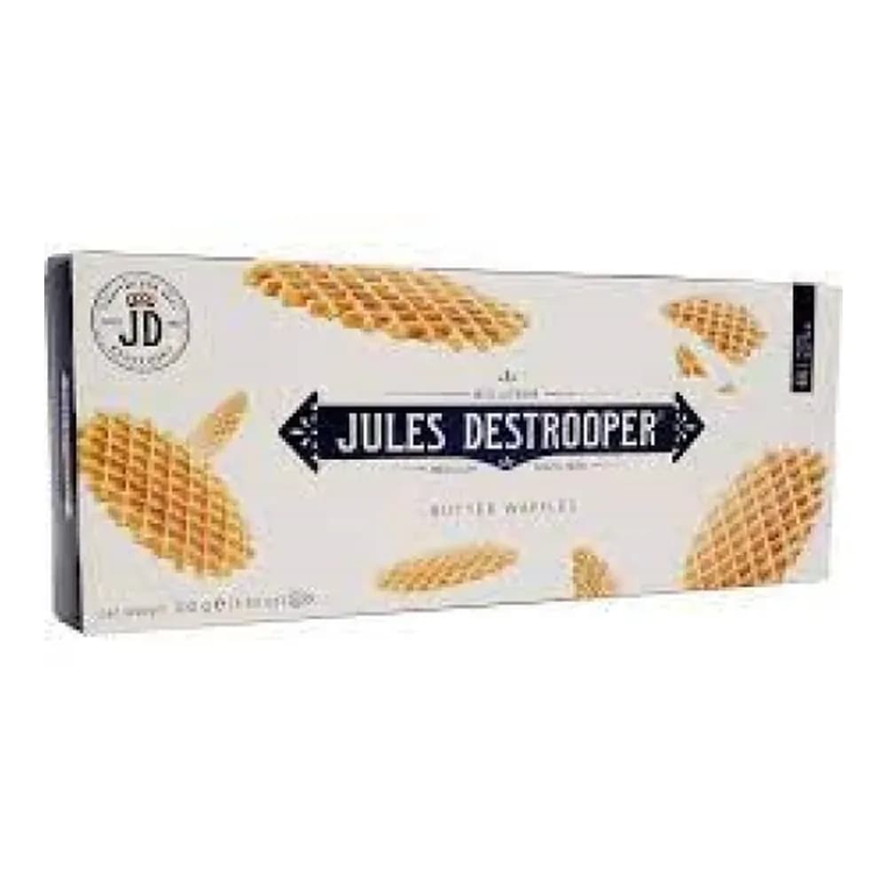 Biscoito amanteigado butter waffles jules destrooper 100g