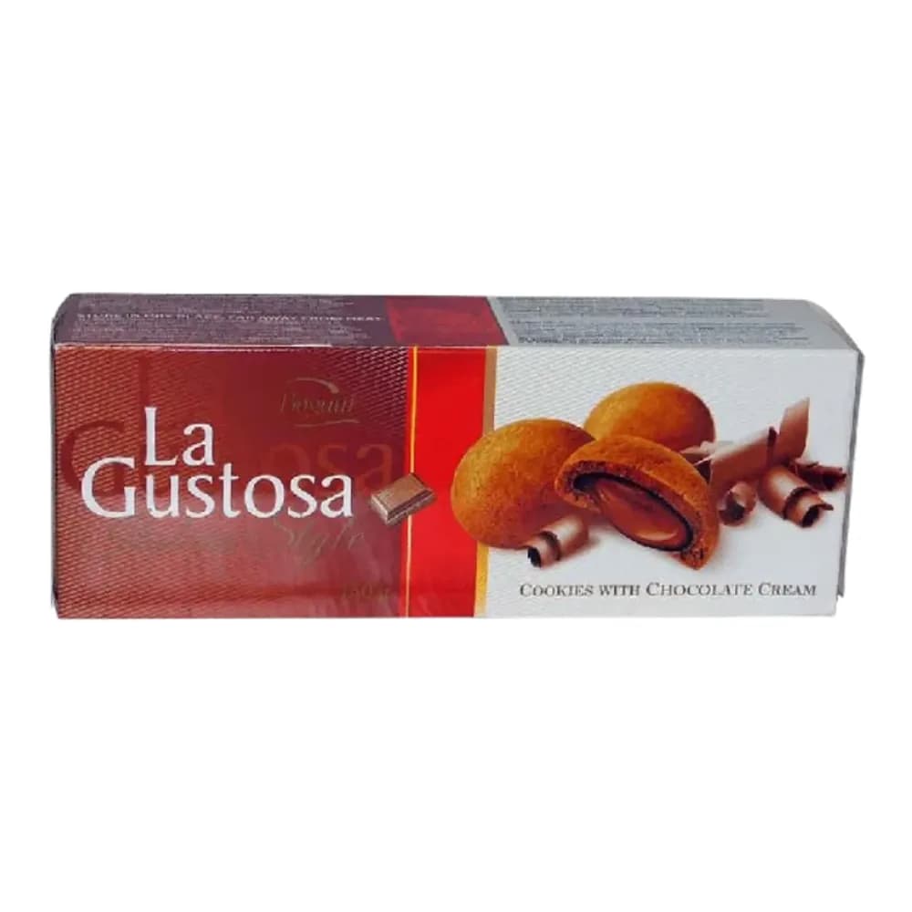 Biscoito recheado c/creme de maça la gustosa 150g