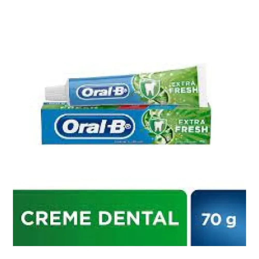 Creme dental escudo extra fresh oral-b 70g