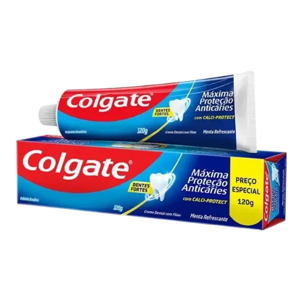 Creme dental maxima protecao anticaries menta colgate 120g