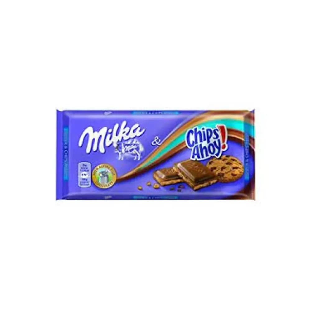 Barra milka recheado chips ahoy 100g