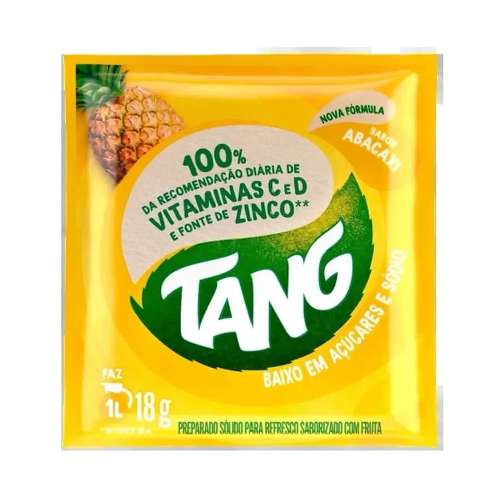 Refresco em po sabor abacaxi tang 18g