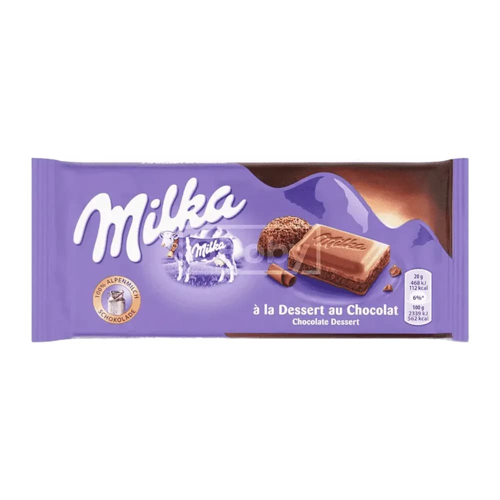Chocolate 80g barra milka alpine
