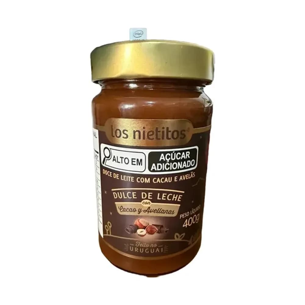 Doce de leite chocolate c/avelã los nietitos 400g