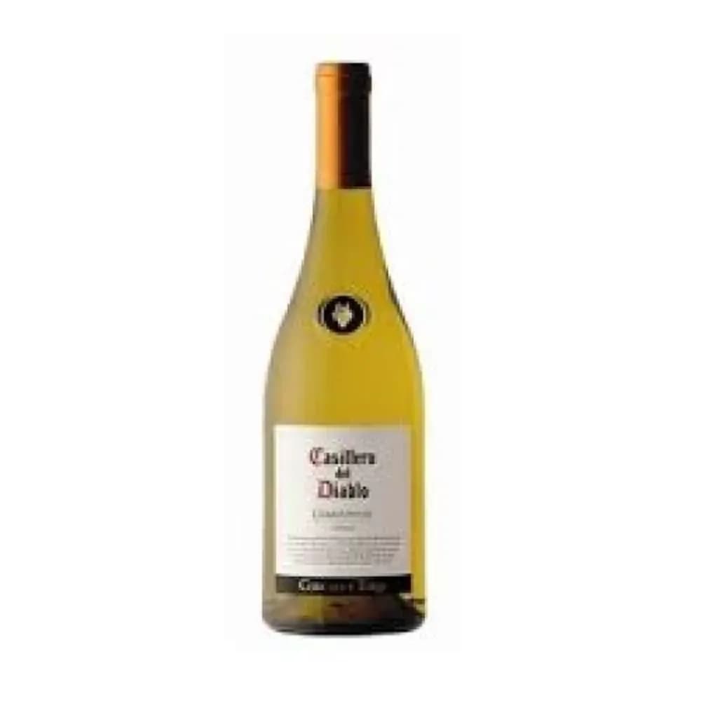 Vinho branco chileno concha y toro casillero del diablo chardonnay garrafa 750ml