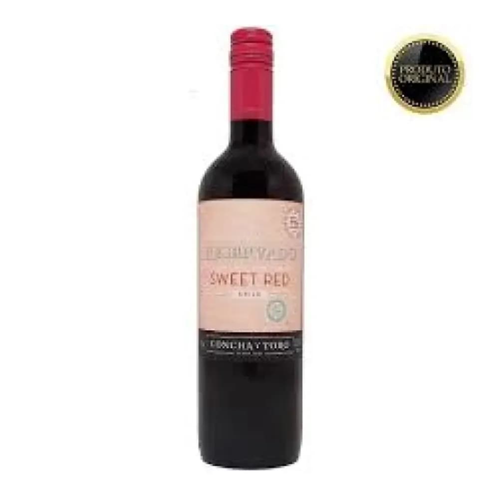 Vinho tinto chileno reservado sweet red concha y toro garrafa 750ml