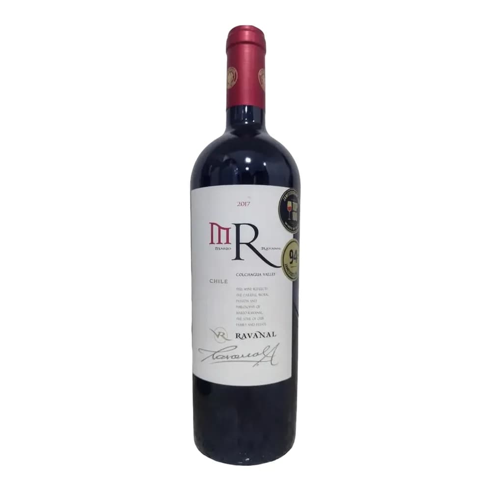 Vinho tinto chileno ravanal seco garrafa 750ml