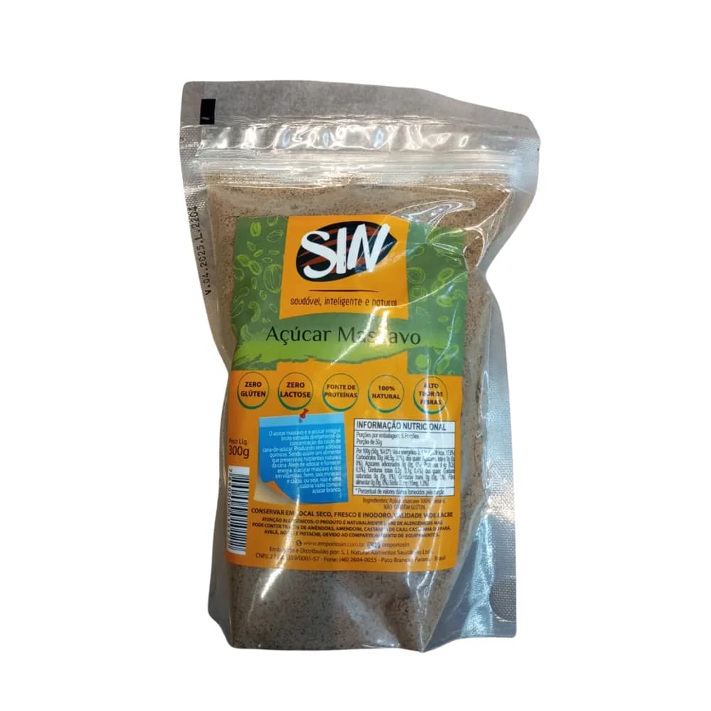 Acucar mascavo 300g sin
