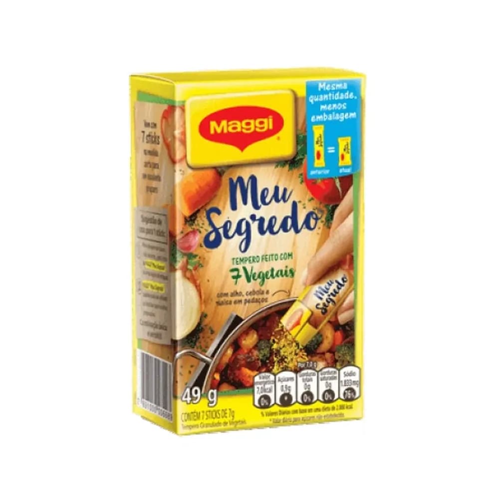 Tempero meu segredo 7 vegetais maggi 49g