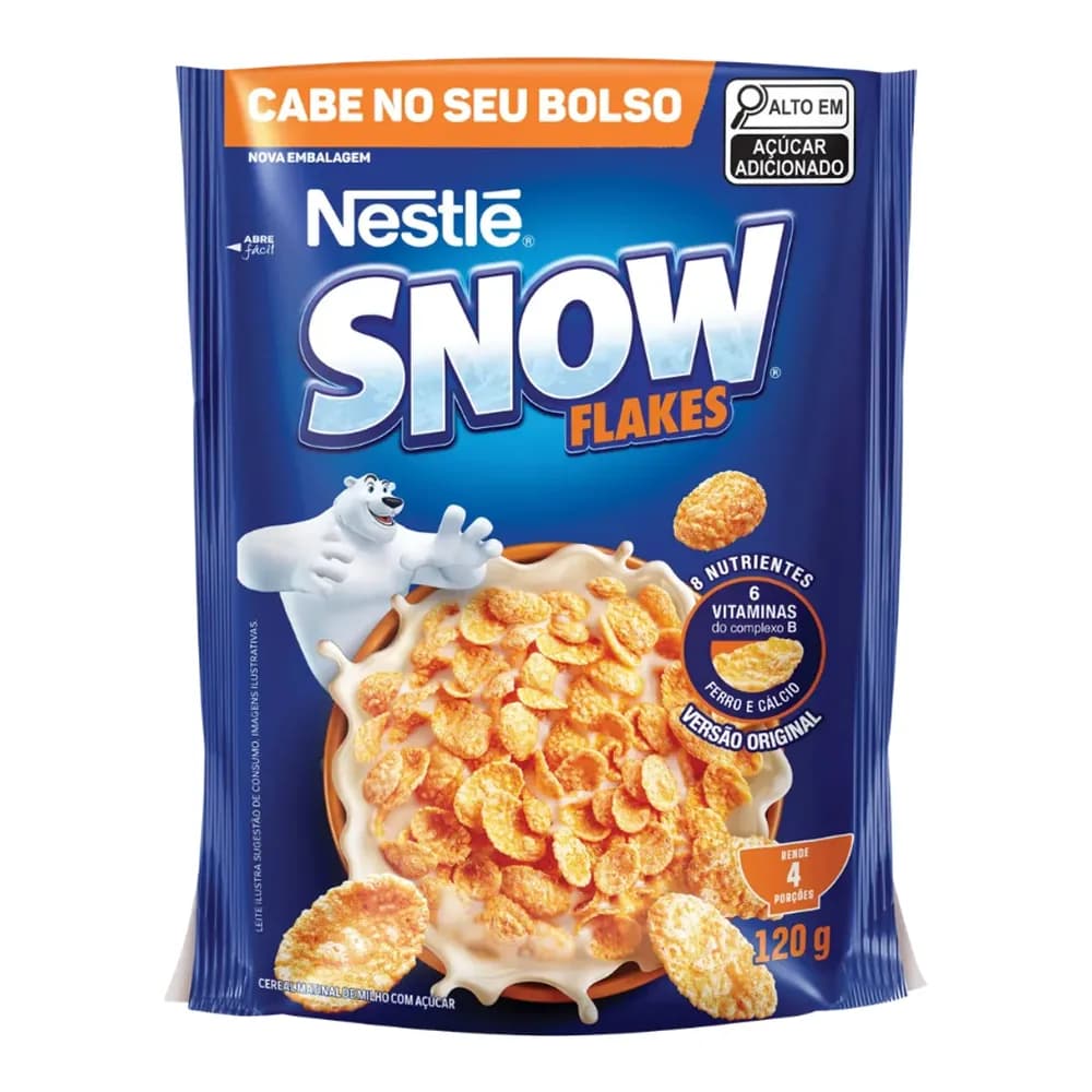 Cereal matinal snow flakes nestle 120g