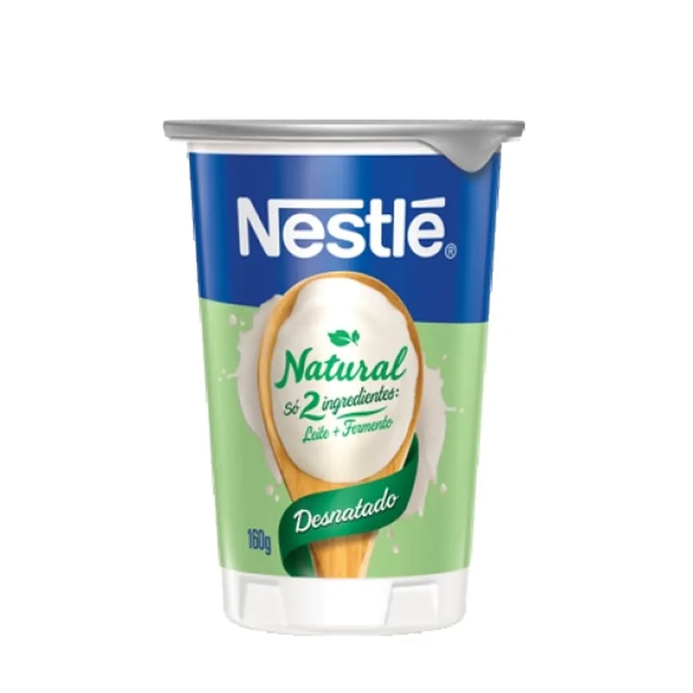 Iogurte natural desnatado nestle 160g