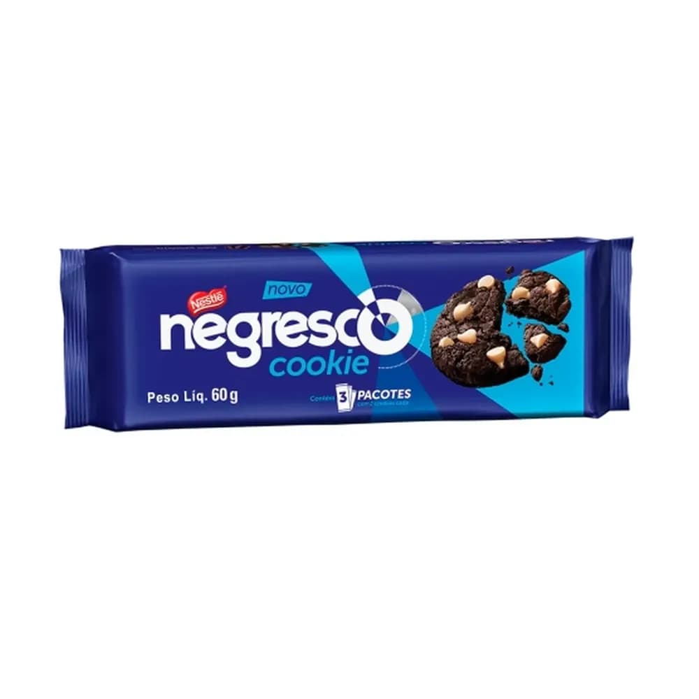 Cookie gotas de baunilha nestle negresco 60g