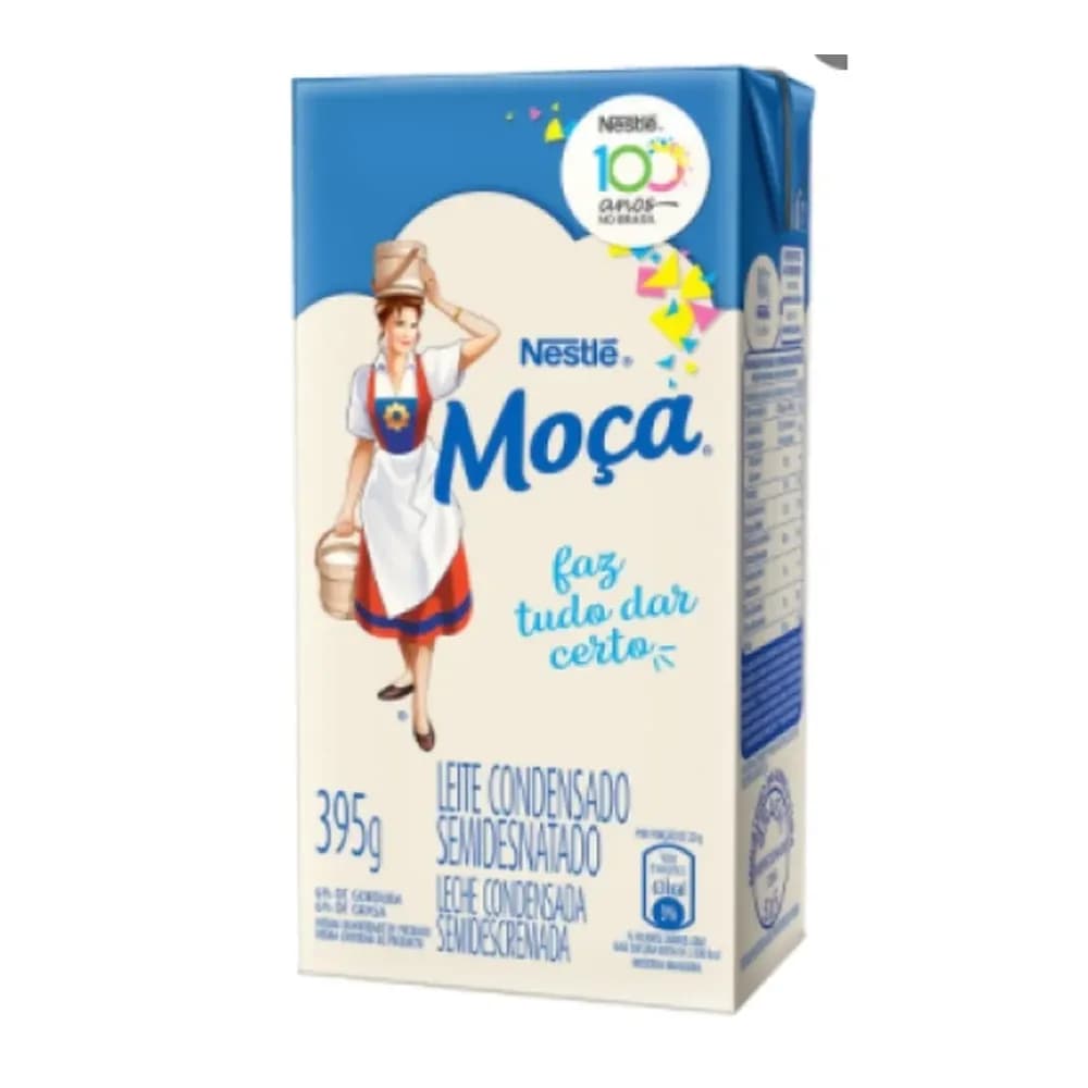 Leite condensado semidesnatado moca 395g