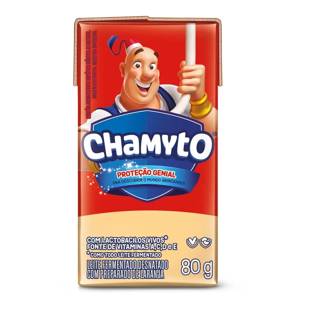 Leite fermentado chamyto tradicional nestle 80g
