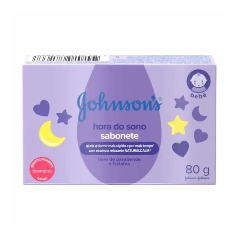 Sabonete relaxante em barra baby hora do sono johnson's 80g