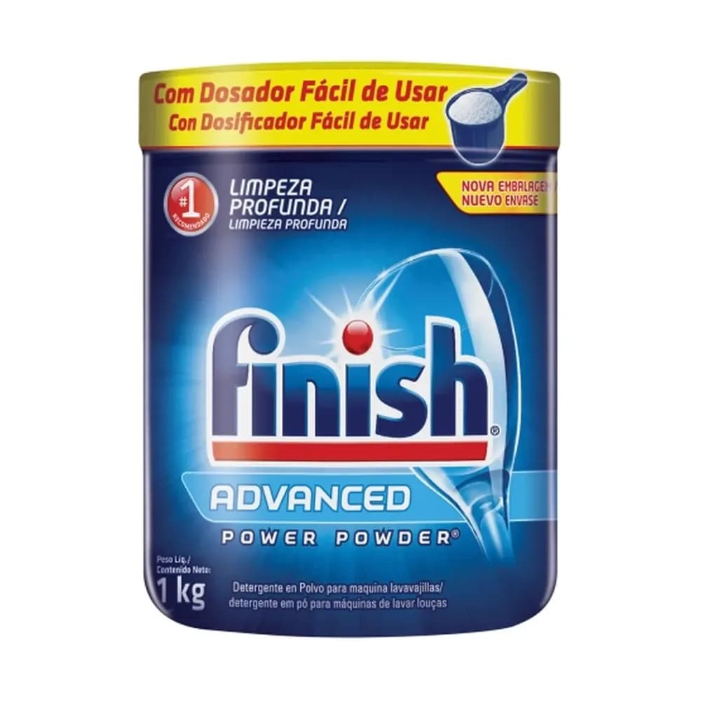 Detergente para lava loucas em po finish 1kg
