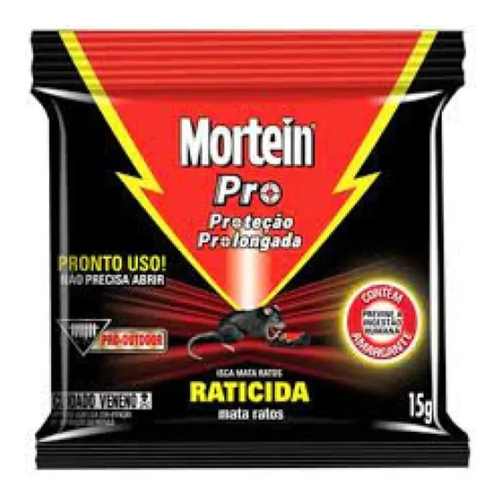 Isca mortein ratos 15g