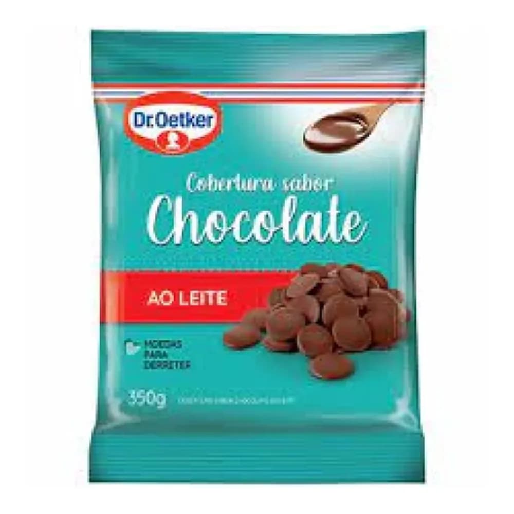 Cobertura de chocolate ao leite dr.oetker 350g