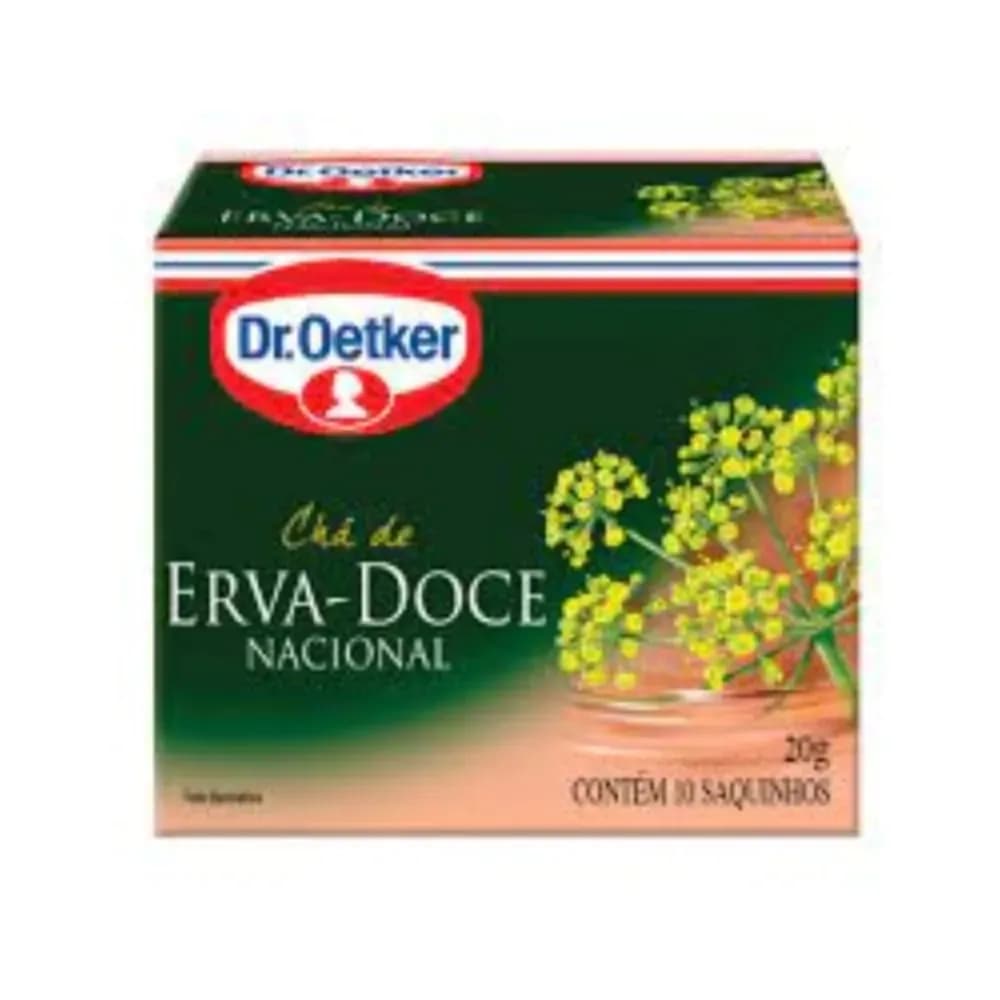 Cha erva doce nacional dr. oetker 20g