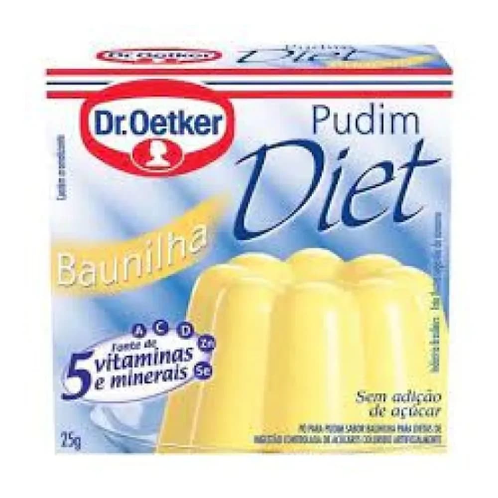 Pudim de baunilha diet dr.oetker 25g
