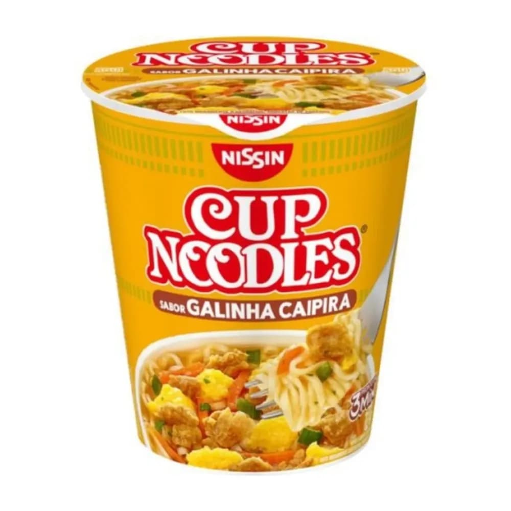 Macarrao instantaneo sabor galinha caipira cup noodles 69g