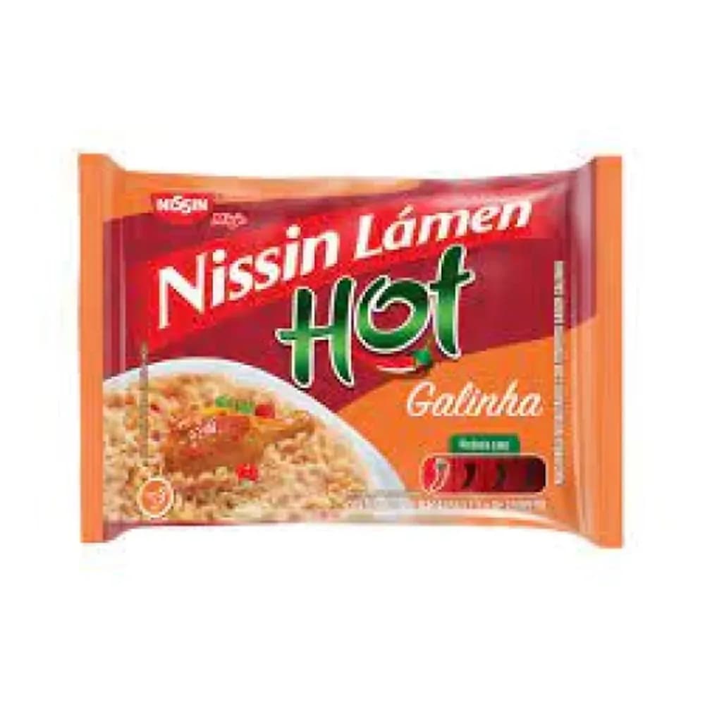 Miojo nissin lamen turma do chico bento caldinho de feijao suave 85g
