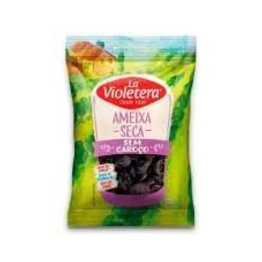 Ameixa seca la violetera sem caroco pacote 100g