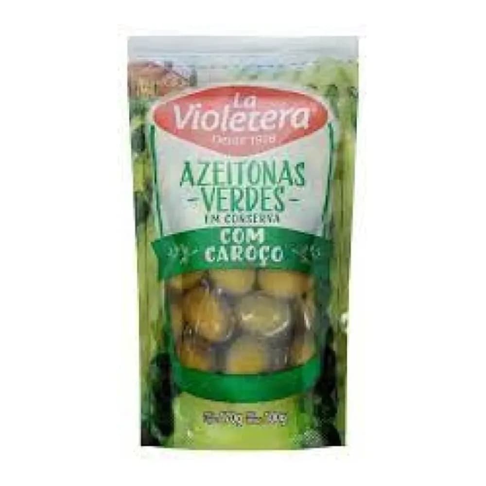 Azeitona verde la violetera sache 100g