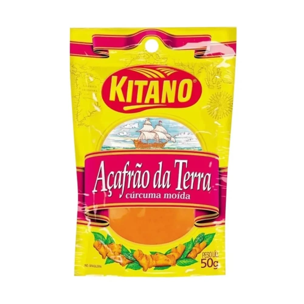 Acafrao-da-terra kitano pacote 50g