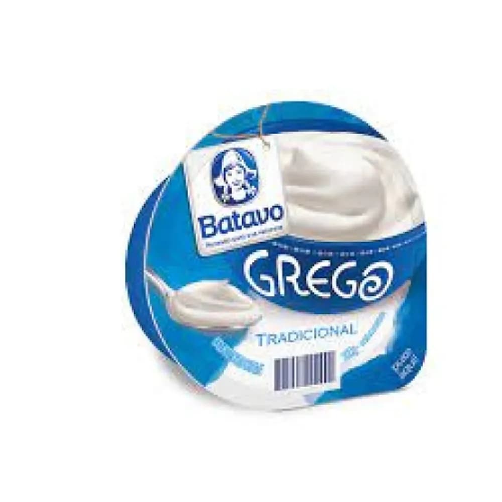Iogurte grego batavo pense zero tradicional 100g