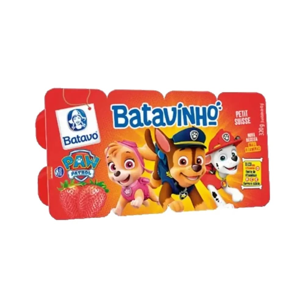 Iogurte elege petit suisse mor - paw patrol 320g