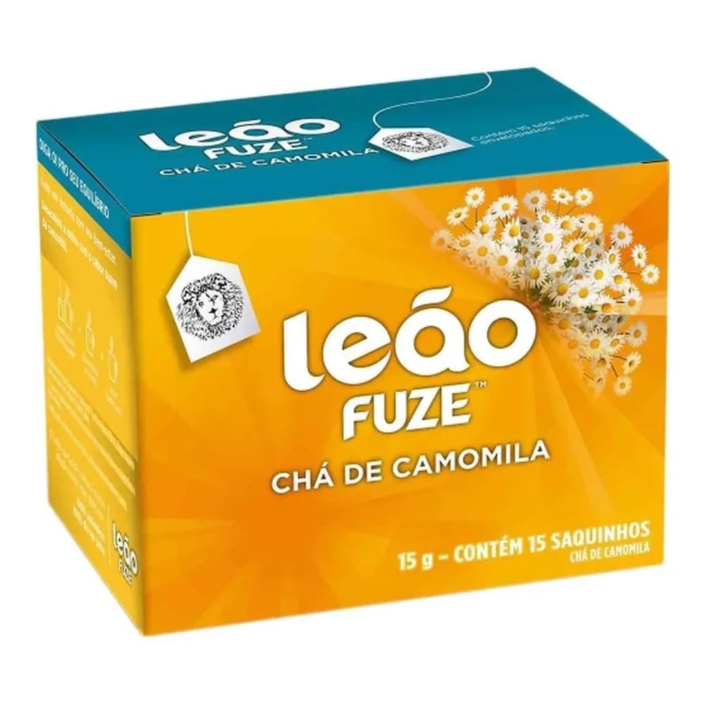 Cha de camomila leao 15g com 15un