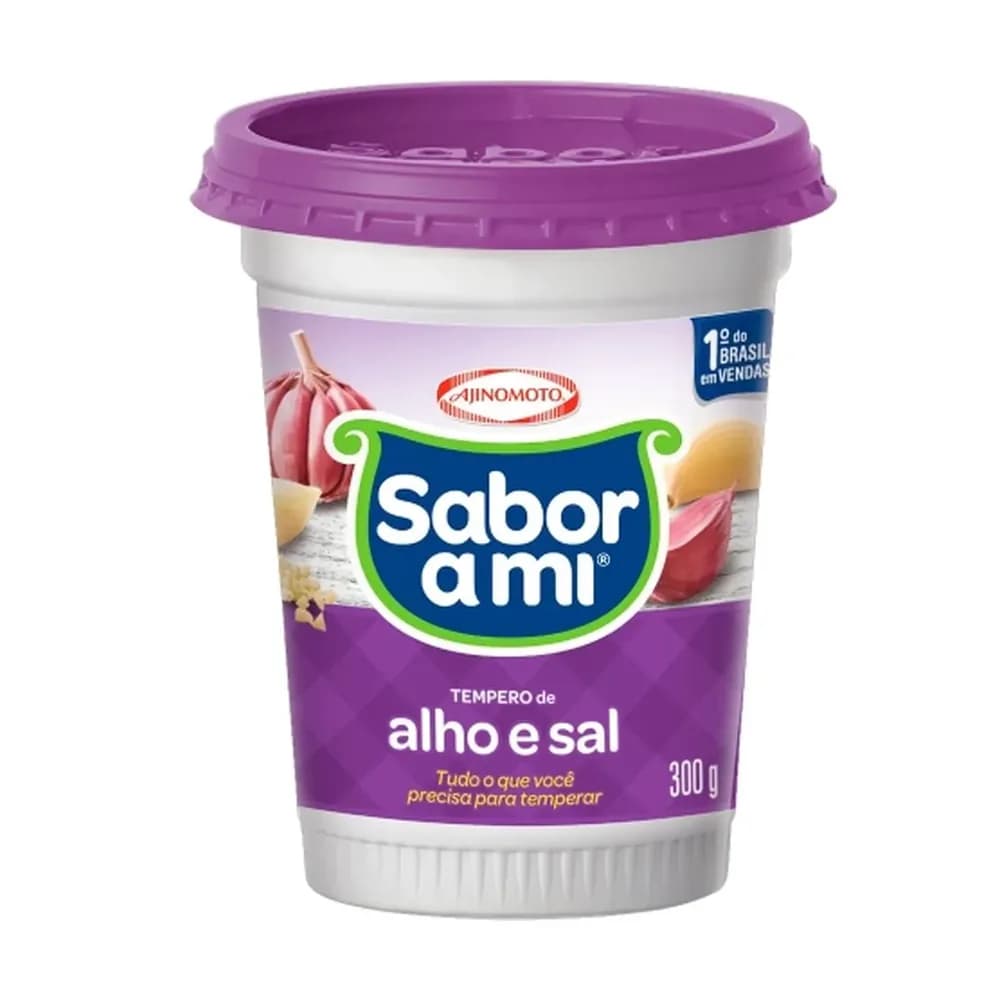 Tempero sabor a mi 300g alho e sal