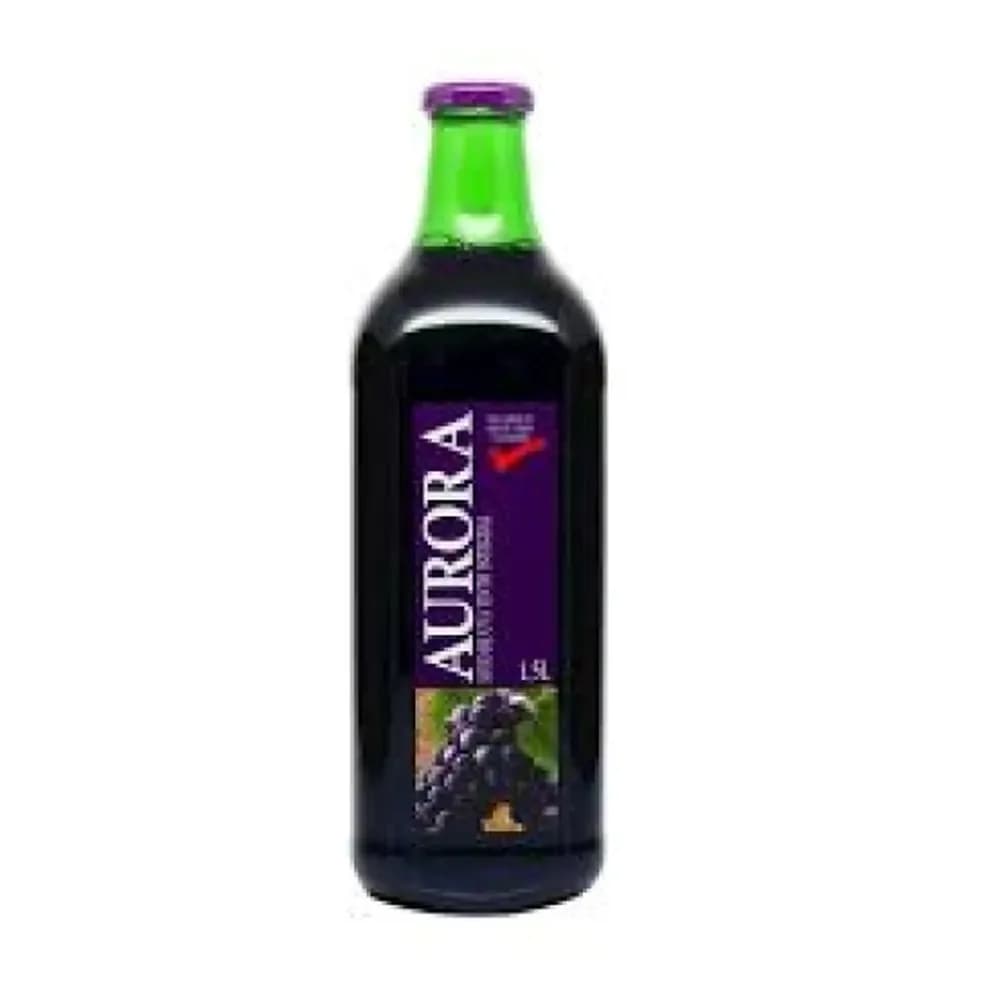 Suco de uva tinto integral aurora 1,5l